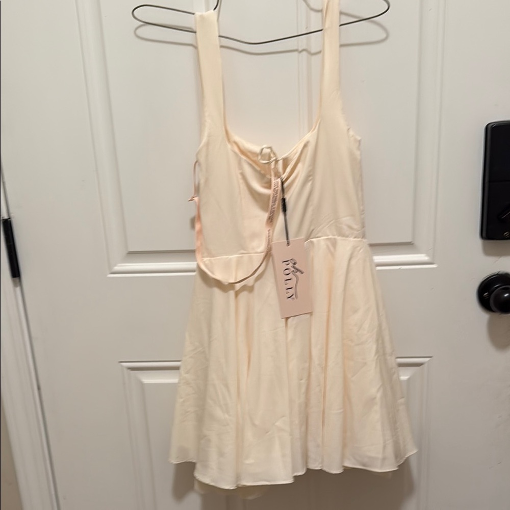 Princess Polly Cream Mini Dress - Picture 9 of 12